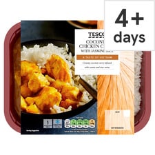 Tesco Coconut Chicken Curry & Jasmine Rice 400G