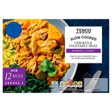 Tesco Slow Cooked Chicken & Vegetable Dhal 420G