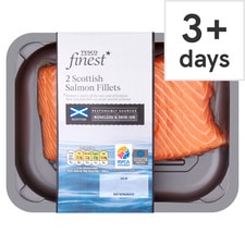 Tesco Finest 2 Scottish Salmon Fillets 260g 