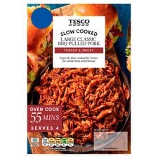 Tesco Slow Cooked Large Smoky BBQ Pulled Pork 700g 