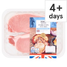 Tesco British Pork Loin Steaks 250g