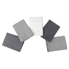 Tesco Grey Microfibre Cloths 5 Pack