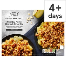 Tesco Finest Bramley Apple Flapjack Crumble 250g