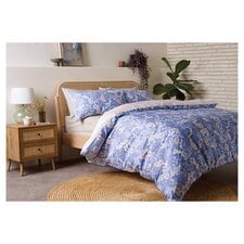 F&F Home Bedding Painted Leaves Duvet Set King