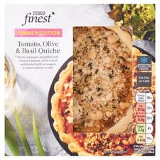 Tesco Finest Tomato Olive & Basil Quiche 130G