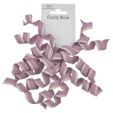 Tesco Paper woven Curly Bow