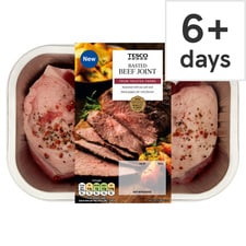 Tesco Basted Beef Joint 751G