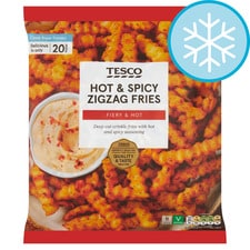 Tesco Hot & Spicy Zig Zag Fries 750g