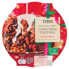 Tesco Alcohol Free Christmas Pudding 400G