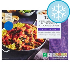 Tesco South Indian Style Butternut and Chickpea Curry 400g