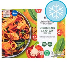 Tesco Beautifully Balanced Chilli Chicken Chow Mein 400G