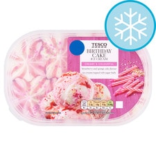 Tesco Birthday Cake Ice Cream 900ml