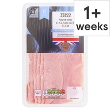 Tesco British Wafer Thin Oak Smoked Ham 120g 