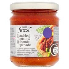 Tesco Finest Sundried Tomato Balsamic Tapenade 190G