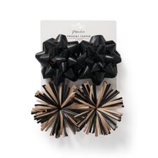 Paperchase ReKrafted 4 Pack Paper Bows