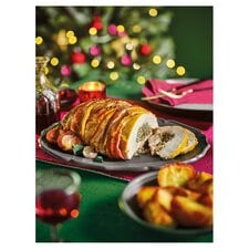 Tesco Finest Slow Cooked Stuffed Turkey Joint 2.175kg  (Serves 8)