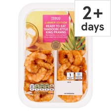 Tesco Tandoori Style King Prawns 150g