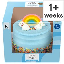 Tesco Rainbow Cake