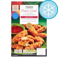 Tesco Plant Chef Hot & Spicy No-Chicken Strips 180G