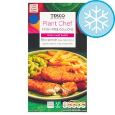 Tesco Plant Chef 8 Fish-Free Goujons 240G