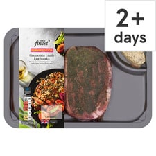 Tesco Finest Gremolata Lamb Leg Steaks 415g