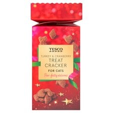 Tesco Turkey & Cranberry Treat Cracker For Cats 150G