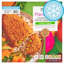 Tesco Plant Chef 2 Katsu Style Veggie Crispbakes 260G