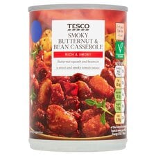 Tesco Smoky Butternut & Bean Casserole 392G