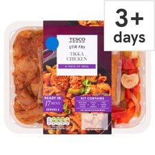 Tesco Stir Fry Tikka Chicken 650G