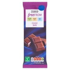 Tesco Free From Chocolate Bar 90G