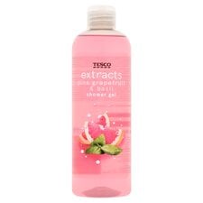 Tesco Extracts Pink Pink Grapefruit & Basil Shower Gel 500Ml