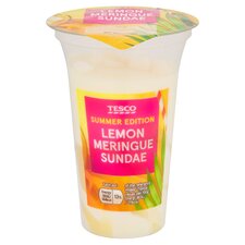 Tesco Lemon Meringue Sundae 125g