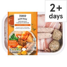 Tesco Mini Roast Chicken Dinner 458G