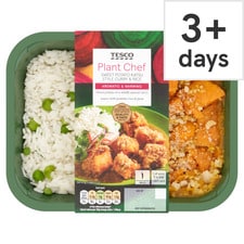 Tesco Plant Chef Sweet Potato Katsu Style Curry 380G