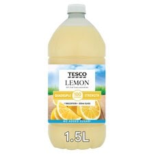 Tesco Quadruple Strength Lemon Squash No Added Sugar 1.5L