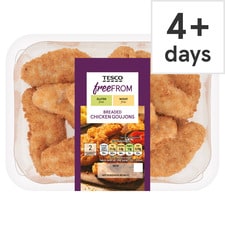 Tesco Free From Breaded Chicken Goujons 270g