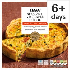 Tesco Seasonal Vegetable Quiche 400g