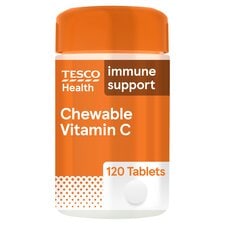 Tesco Health 120 Chewable Vitamin C 500Mg Tablets