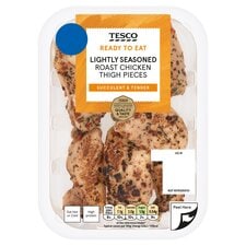 Tesco Lightly Seasoned Roast Chicken Thigh Pieces 180g