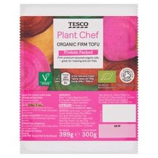 Tesco Plant Chef Organic Firm Tofu 399g