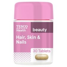 Tesco Health Hair, Skin & Nails Multivitamins and Minerals Tablets 30s