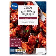 Tesco Slow Cooked BBQ Chicken Wings 795g