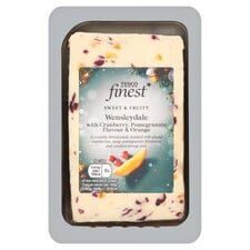 Tesco Finest Wensleydale with Cranberry, Pomegranate & Orange 200g 