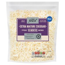 Tesco Finest Grated Extra Mature Cheddar 180g