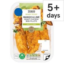 Tesco Mango & Lime Roast Chicken Mini Fillets 170g