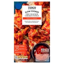 Tesco Slow Cooked Firecracker Chicken Wings 600g