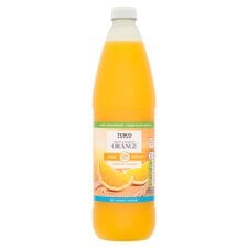 Tesco Double Strength Fruit & Barley No Added Sugar Orange 1L