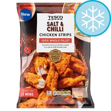 Tesco Salt & Chilli Chicken Strips 400g