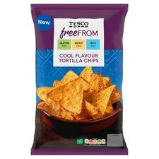 Tesco Free From Cool Flavour Tortilla Chips 200g