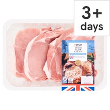 Tesco British Pork Chops 700G 700G